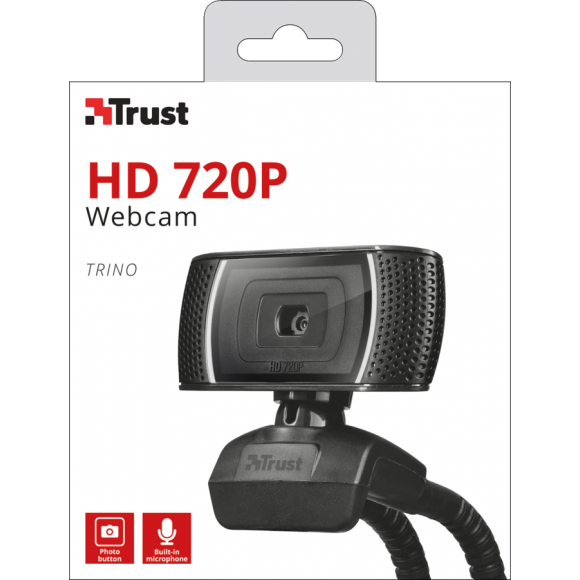 Веб-камера Trust Trino HD 720р с микрофоном (18679)