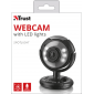 Веб-камера Trust SpotLight с подсветкой и микрофоном (16429)