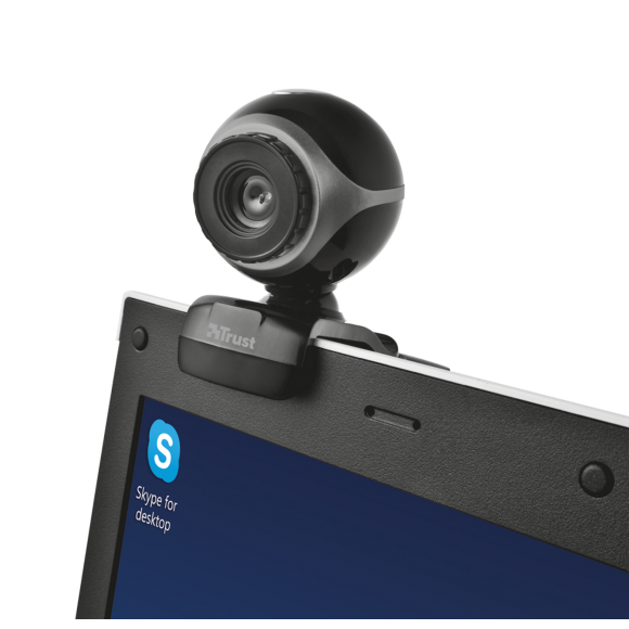 Веб-камера Trust Exis 640x480 с микрофоном (17003)