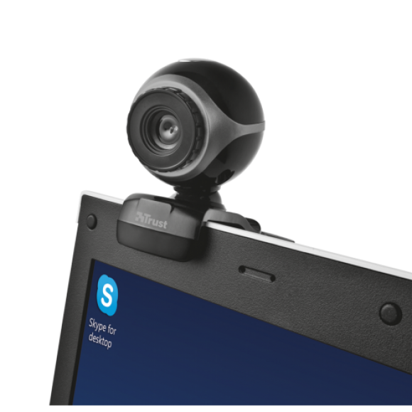 Веб-камера Trust Exis 640x480 с микрофоном (17003)