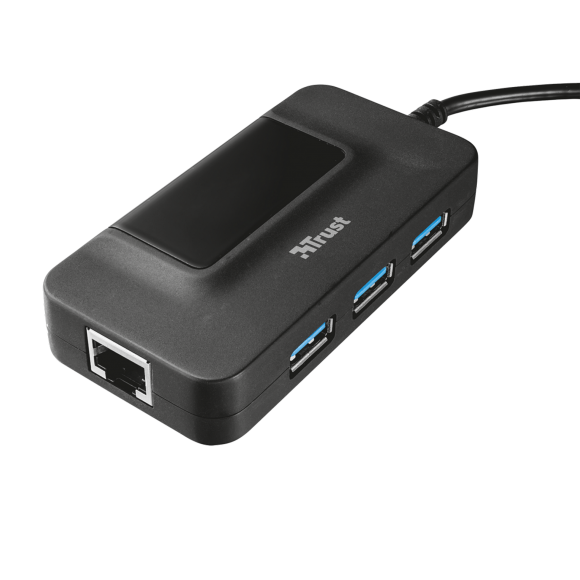 USB-хаб 20789 Trust Oila 3xUSB 3.0 с портом Ethernet