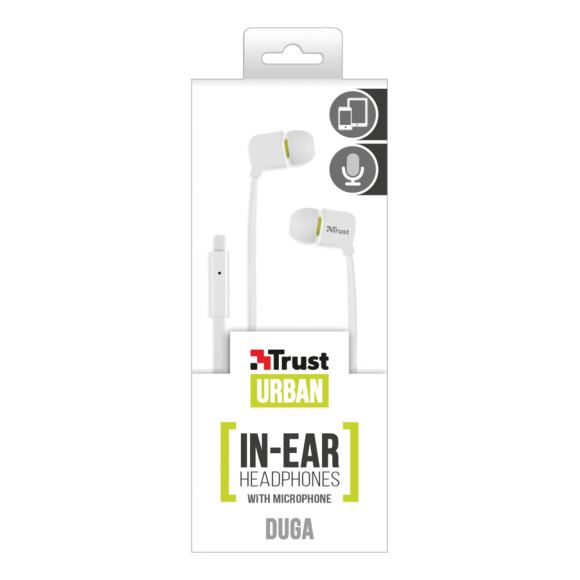 Наушники Trust Duga In-Ear - white