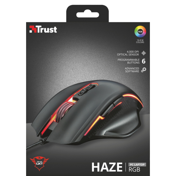 Игровая мышь Trust GXT 168 Haze Illuminated