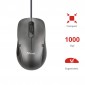 Компактная проводная симметричная мышь 20404 Trust Ivero Compact Mouse