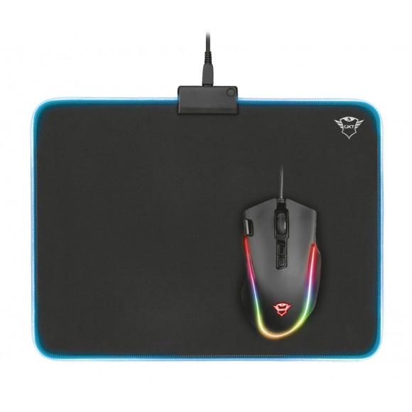 Игровой коврик 23063 Trust GXT 762 Glide-Flex RGB 350х260