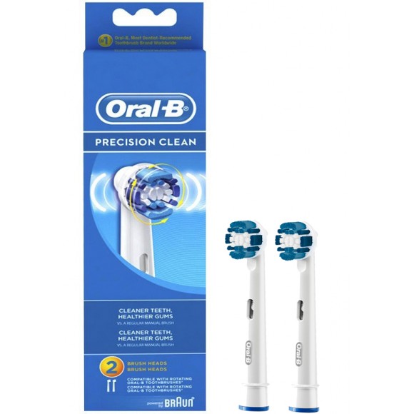 Насадка для зубных щеток Oral-B Precision Clean EB 20-2 (2 шт)