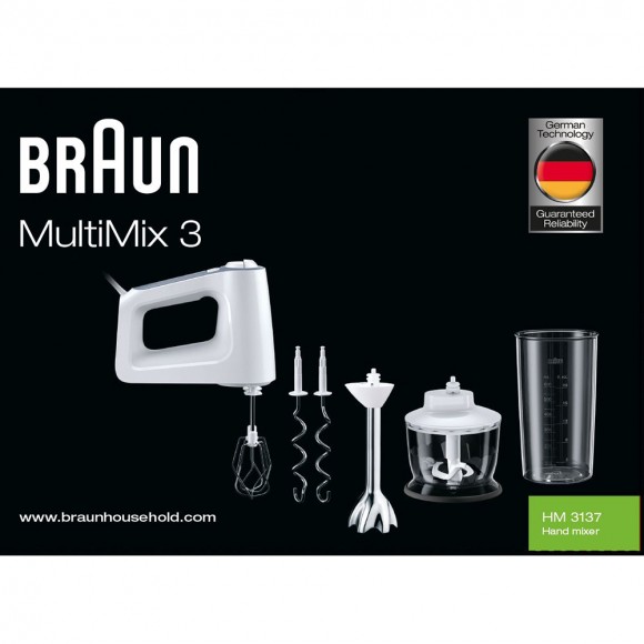 Миксер Braun MultiMix 3 Hand mixer HM3137