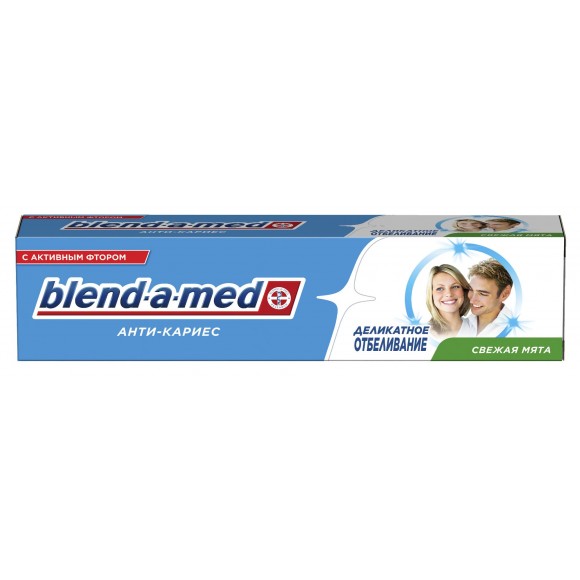 Зубная паста BLEND-A-MED Анти-Кариес Здоровая белизна и деликатное отбеливание 100мл