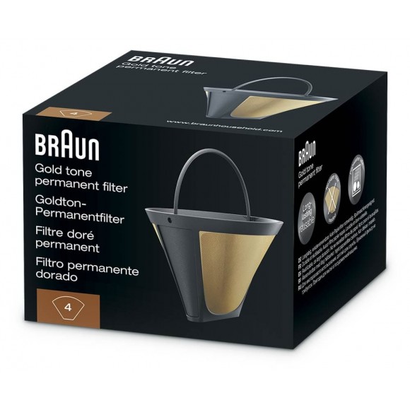 Фильтр многоразовый для капельных кофеварок Braun BRS002