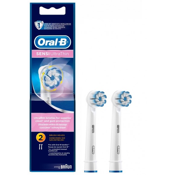 Насадка для зубных щеток Oral-B EB 60-2 Sensi UltraThin (2 шт)