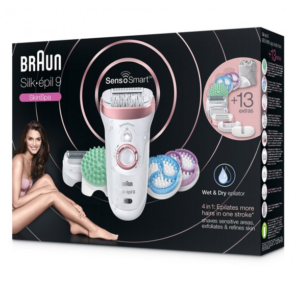 Эпилятор Braun Silk-epil 9 SkinSpa SensoSmart 9/990