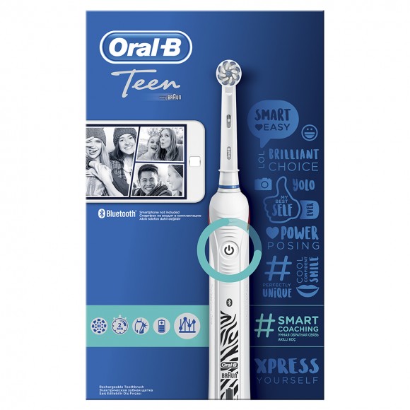 Электрическая зубная щетка Oral-B Smart 4 4000N Teens Sensi Ultrathin D601.523.3