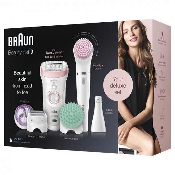 Набор для эпиляции и ухода за кожей Braun Silk-epil 9 Beauty Set SES 9-995