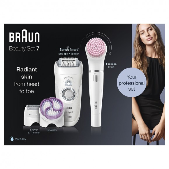 Набор для эпиляции и ухода за кожей Braun Silk-epil 7 Beauty Set SES 7-895 