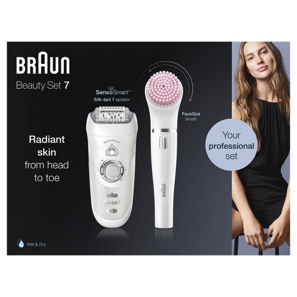 Набор для эпиляции и ухода за кожей Braun Silk-epil 7 Beauty Set SES 7-775