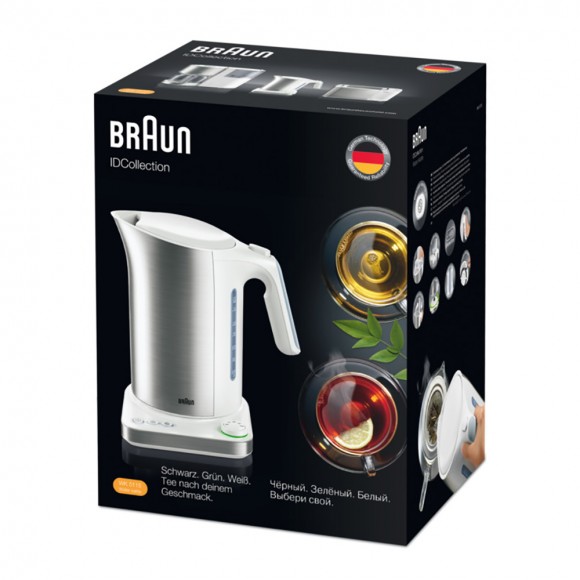 Чайник с терморегулятором Braun ID Breakfast Collection WK5115 белый