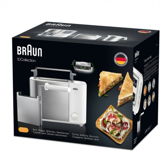 Тостер Braun ID Breakfast Collection HT5015 белый