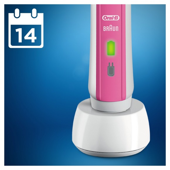 Электрическая зубная щетка Oral-B PRO 2 2500 Cross Action Pink + Футляр