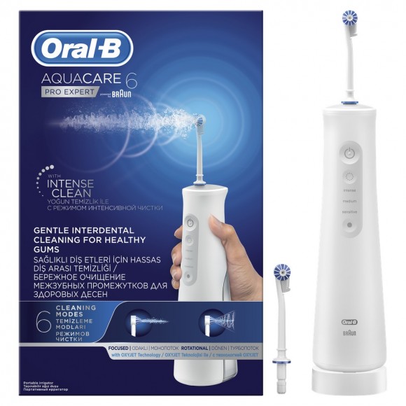Ирригатор oral b aquacare 6 pro expert зубные щетки oral b электрическая набор