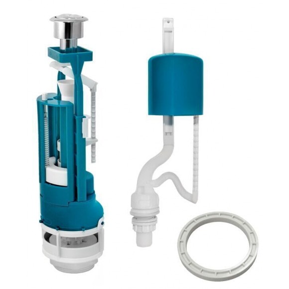 Арматура для унитаза Santek 2РА I1 н/п к бу Уно, Лига 1WH302104