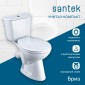 Унитаз-компакт Santek Бриз с диагональным выпуском, стандарт 1WH302138