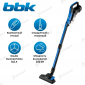 Вертикальный пылесос BBK BV2514 синий/черный
