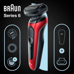 Электробритва Braun Series 6 61-R1200s Red