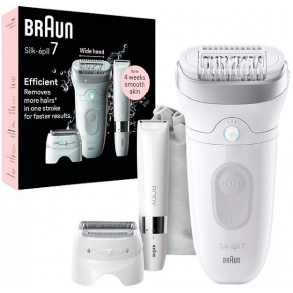 Эпилятор Braun S7 SE 7-441 Silver тип 5392 + Триммер BS1000