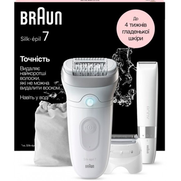 Эпилятор Braun S7 SE 7-441 Silver тип 5392 + Триммер BS1000