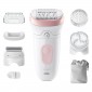 Эпилятор Braun S7 SE 7-060 Flamingo тип 5392 с бритвенной насадкой и щеткой для тела