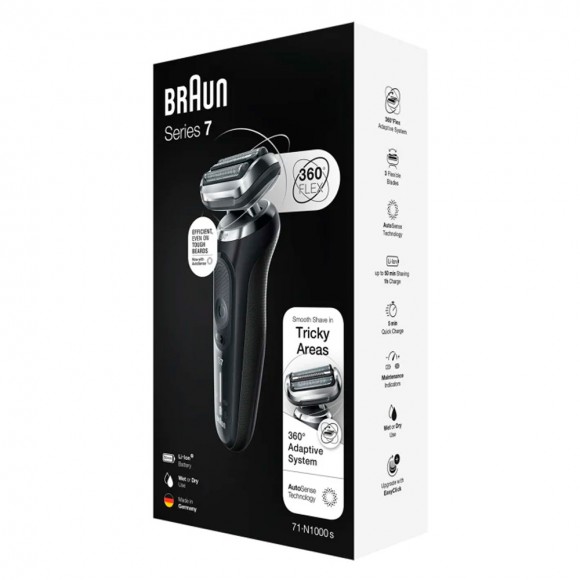 Электробритва Braun Series 7 71-N1000S Black/Noire Wet&Dry