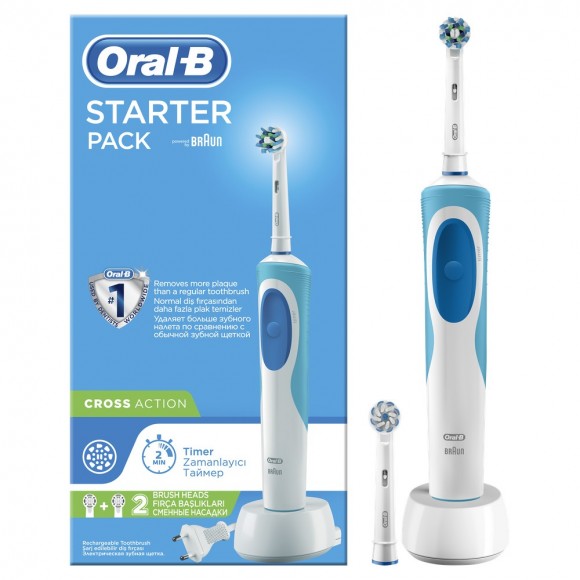 Электрическая щетка Braun Oral-B Vitality 3D White D12.513.1 белый/синий