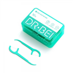 Зубочистки пластиковые с нитью DR.BEI Dental Floss Pick