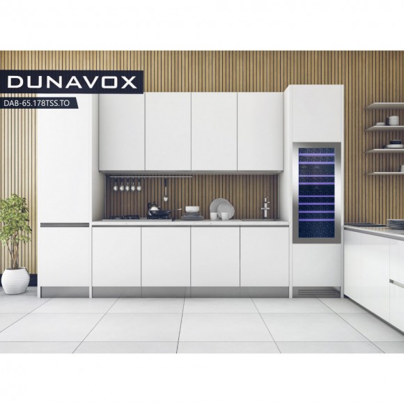 Винный шкаф Dunavox DAB-65.178TSS.TO