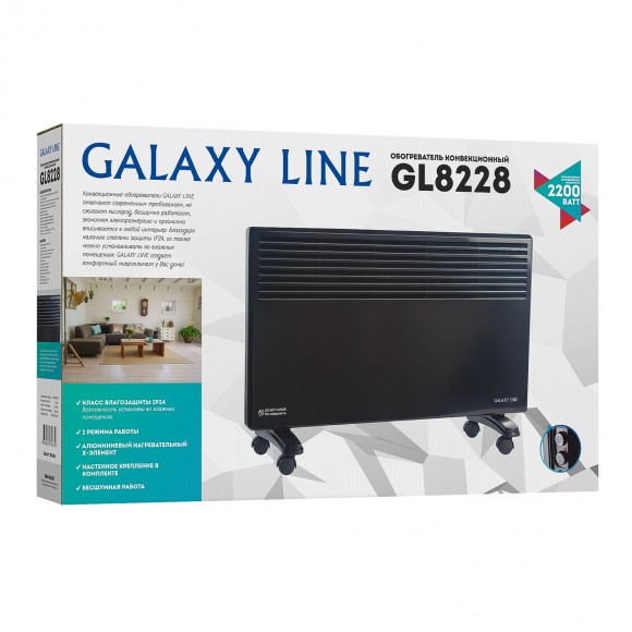 Обогреватель конвекционный GALAXY LINE GL8228 черный