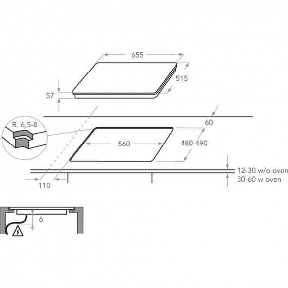 Варочная панель KitchenAid KHIMS 66500