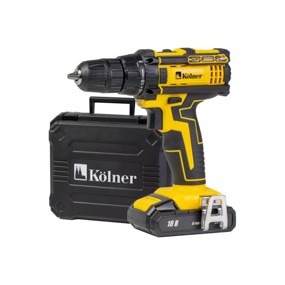 Дрель-шуруповерт аккумуляторная Kolner KCD 18/2LС