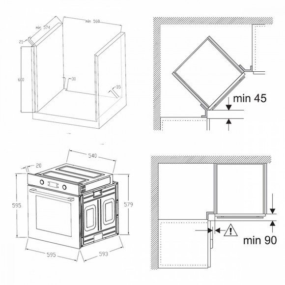 Шкаф духовой электрический MAUNFELD AEOH.749B2