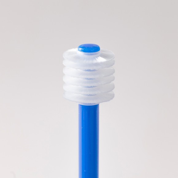 Детская зубная щетка MEGA TEN Step 2 (2-4 года) синяя