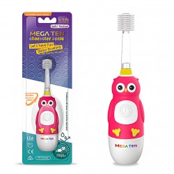 Детская электрическая зубная щетка MEGA TEN Kids Sonic Совушка