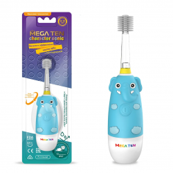 Детская электрическая зубная щетка MEGA TEN Kids Sonic Слоненок