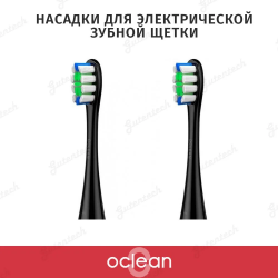Насадки для электрической зубной щетки Oclean P1C5 B02, 2шт, черные