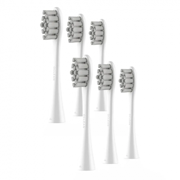 Насадки для электрической зубной щетки для чувствительных зубов Oclean P1S12 W06, 6 шт, белые