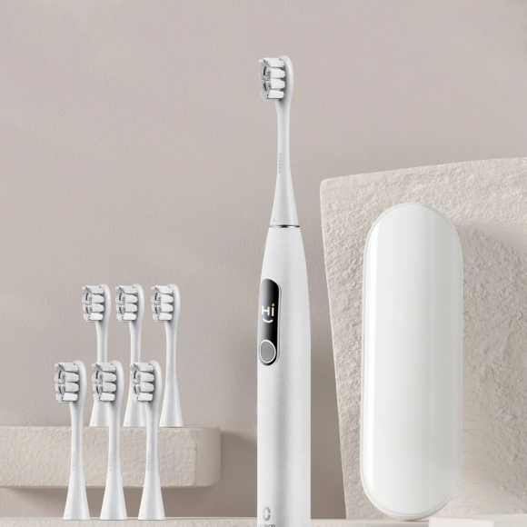 Набор электрическая зубная щетка + 6 насадок Oclean X Pro Elite Premium set