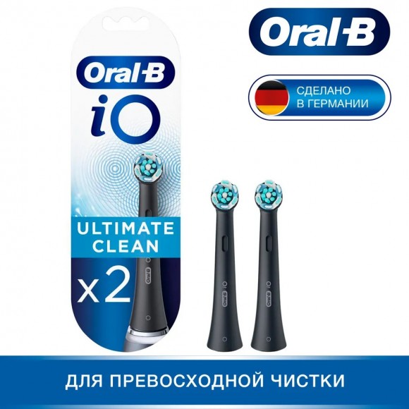 Насадка для зубных щеток Oral-B iO Ultimate Clean Black