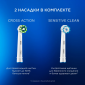 Электрическая зубная щетка Oral-B Vitality Pro D103.413.3 Cross Action Protect X Clean, сиреневая + насадка Sensi Clean EB60 1шт