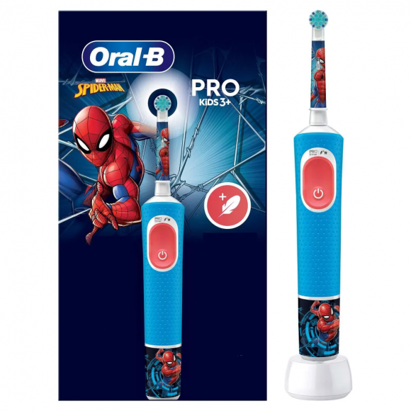 Электрическая зубная щетка Oral-B Vitality Kids Spider-man D103.413.2K