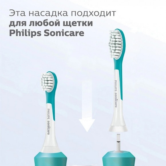 Сменные насадки Philips Sonicare детские, HX6042/33 (2 шт)