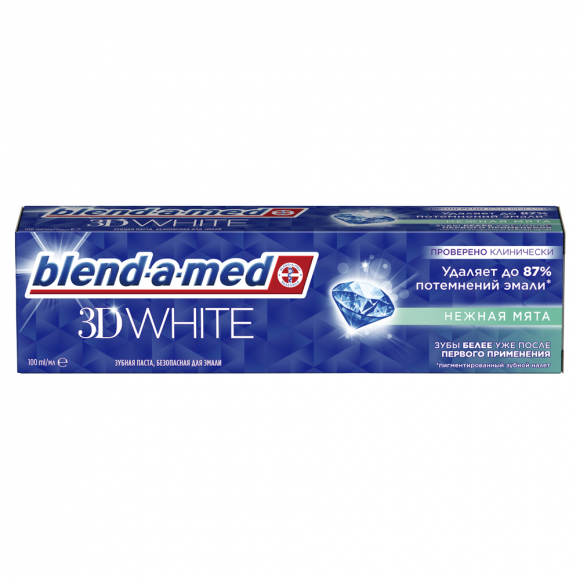 Зубная паста BLEND-A-MED 3D White Нежная мята 100мл