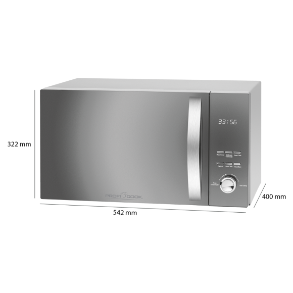 Микроволновая печь Profi Cook PC-MWG 1176 silber